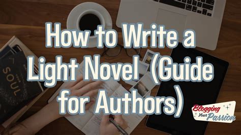 how to write a light novel pdf