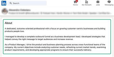 how to write a linkedin summary examples