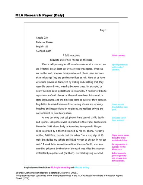 how to write a literature review in mla format