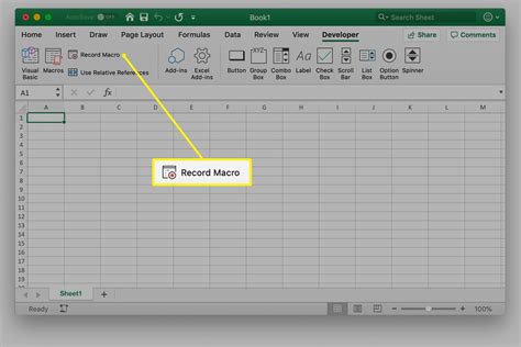 how to write a macro in excel mac