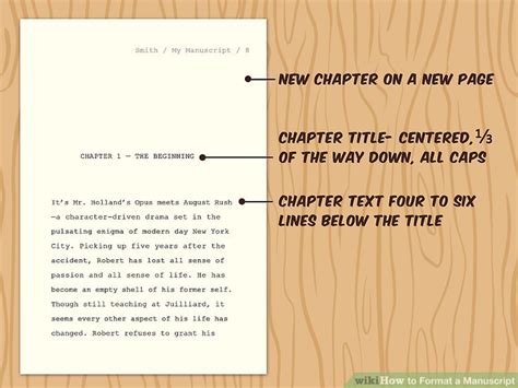 how to write a manuscript for a book