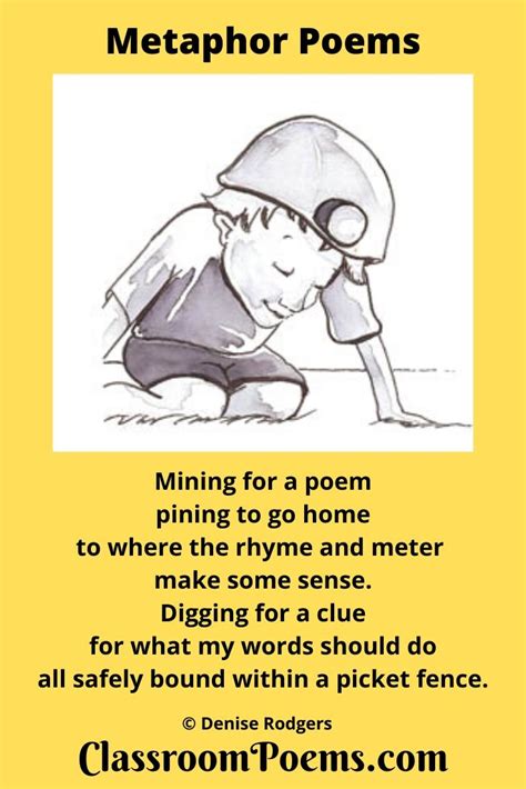 how to write a metaphor poem for kids