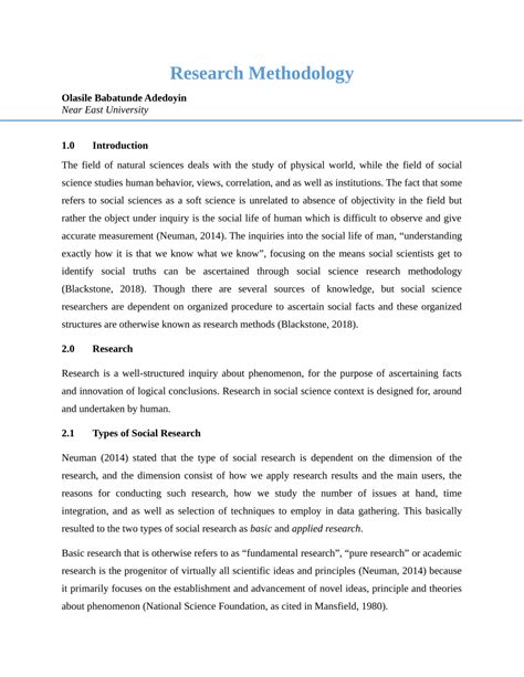 how to write a methodology for secondary research pdf free