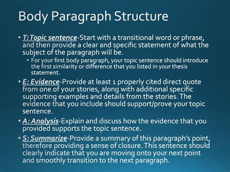 how to write a mla body paragraph