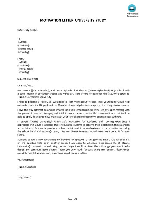 how to write a motivation letter for university reddit