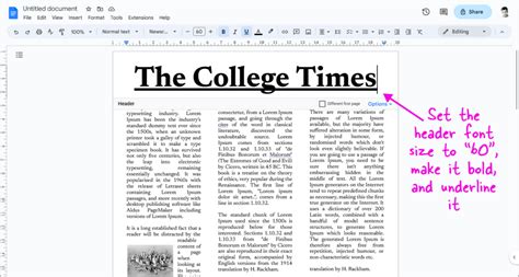 how to write a newspaper article in google docs
