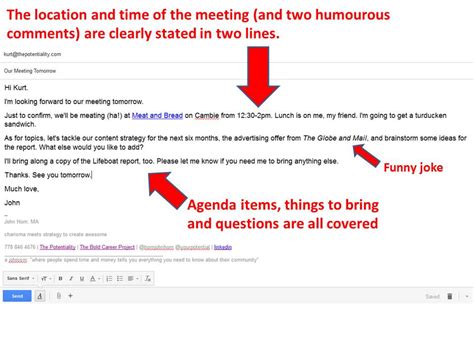 how to write a nice email example
