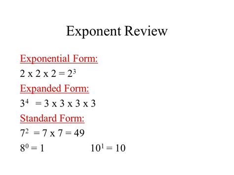 how to write a number in exponential form in word