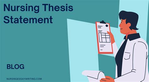 how to write a nursing thesis