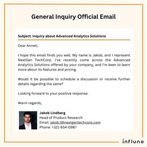how to write a official mail sample