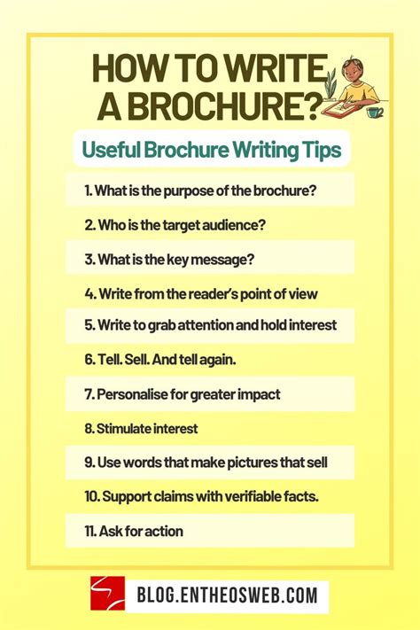 how to write a pamphlet example