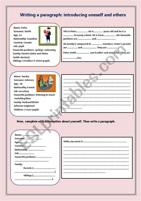 how to write a paragraph for beginners in english