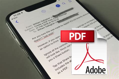 how to write a pdf document on iphone
