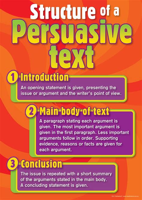 how to write a persuasive text year 9