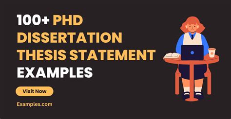 how to write a phd thesis statement