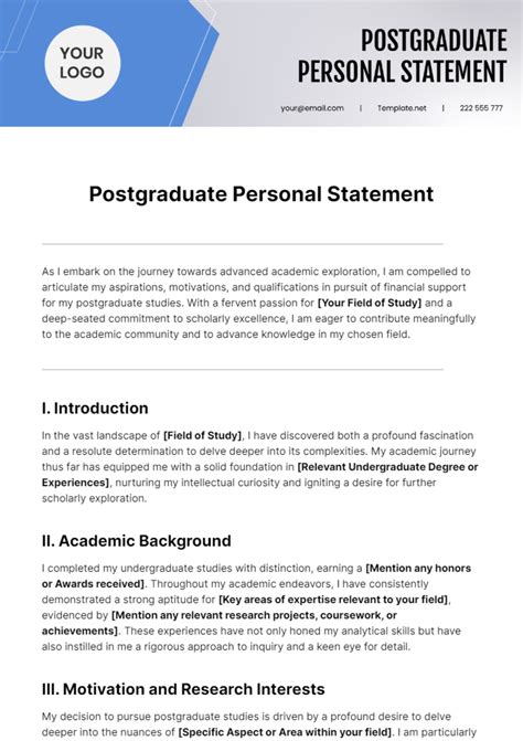 how to write a postgraduate personal statement uk