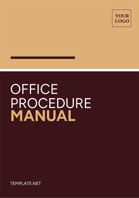 how to write a procedure manual for an office