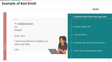 how to write a professional email powerpoint presentation
