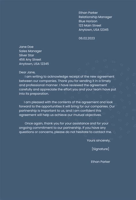 how to write a professional letter format