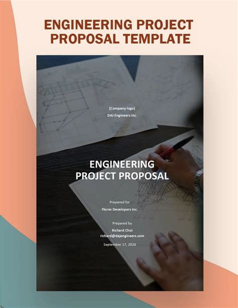 how to write a proposal cover page