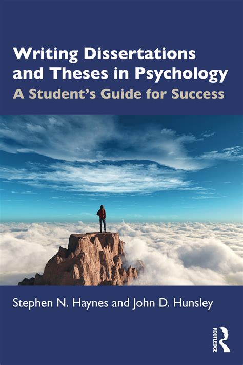 how to write a psychology dissertation book