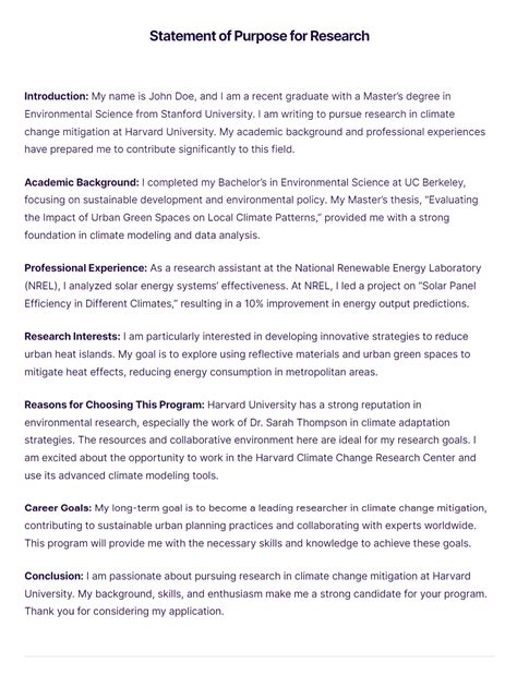 how to write a purpose statement for a research paper