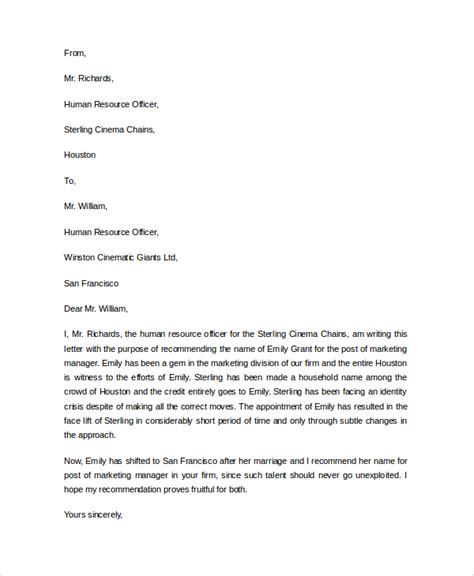 how to write a reference letter for someone applying for a job