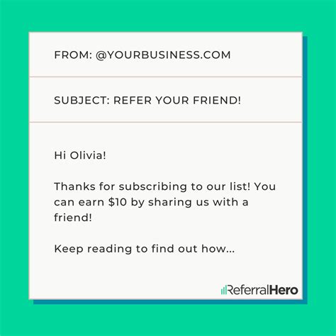 how to write a referral email example