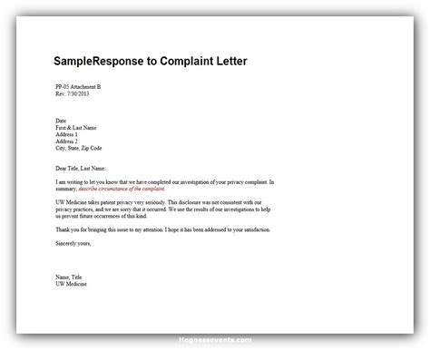 how to write a reply to a complaint email sample