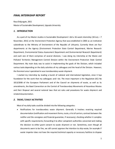 how to write a report example university