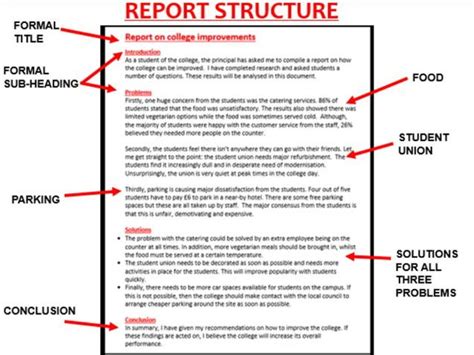 how to write a report igcse english language