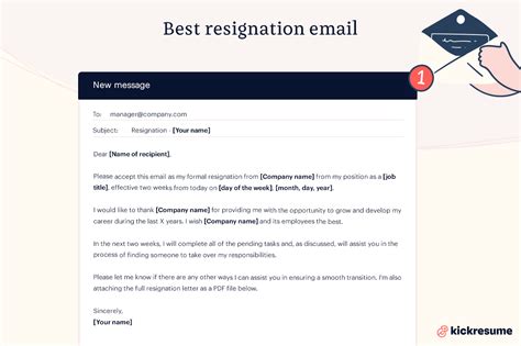 how to write a resignation email to your boss
