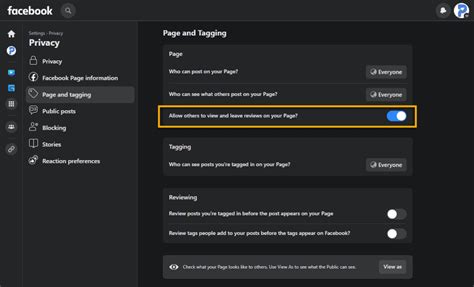 how to write a review on facebook business page