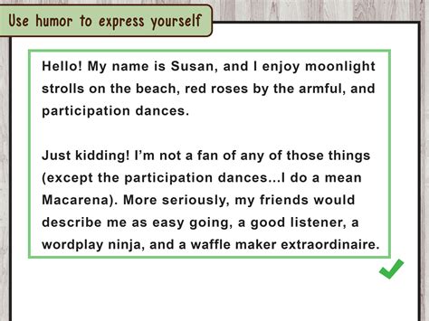 how to write a self biography
