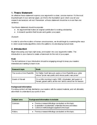 how to write a seminar topic for students