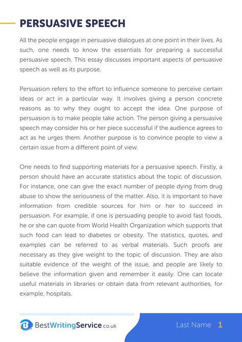 how to write a speech script abitur
