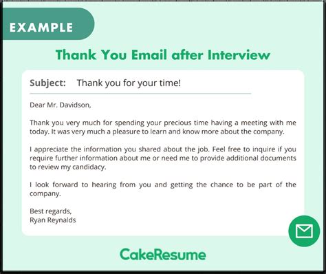 how to write a thank you email after a group interview