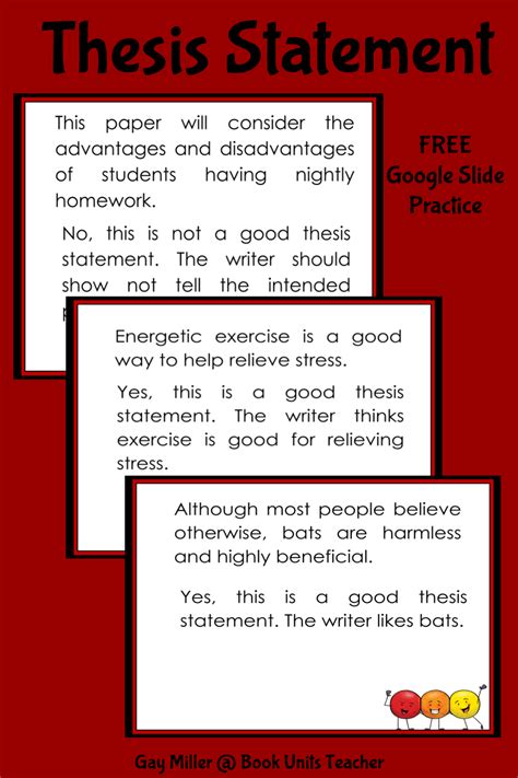 how to write a thesis for a book report