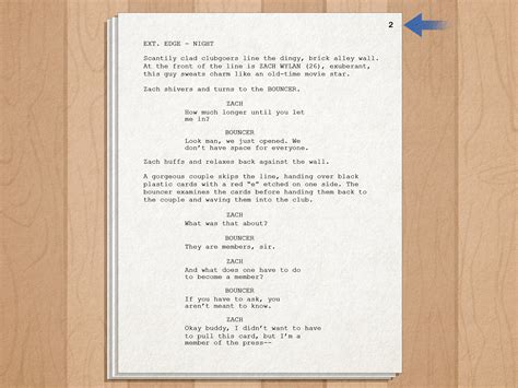 how to write a title sequence in a screenplay