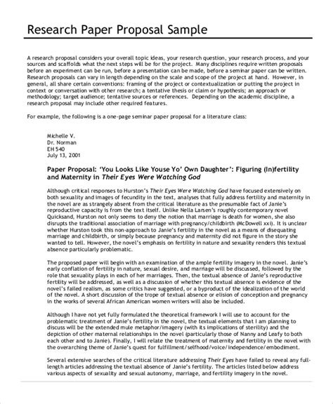 how to write a topic proposal for a research paper