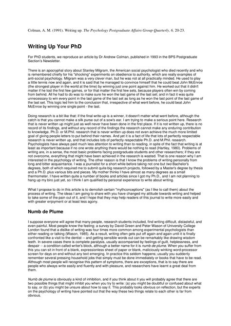 how to write a write up