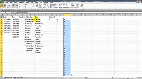 how to write alphabet in excel formula