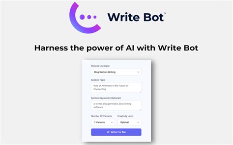 how to write an ai bot