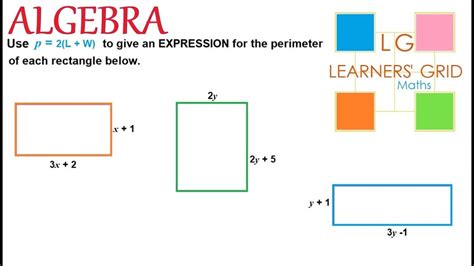 how to write an algebraic expression for perimeter