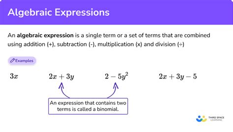 how to write an algebraic expression in standard form