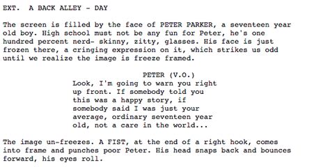 how to write an animation script