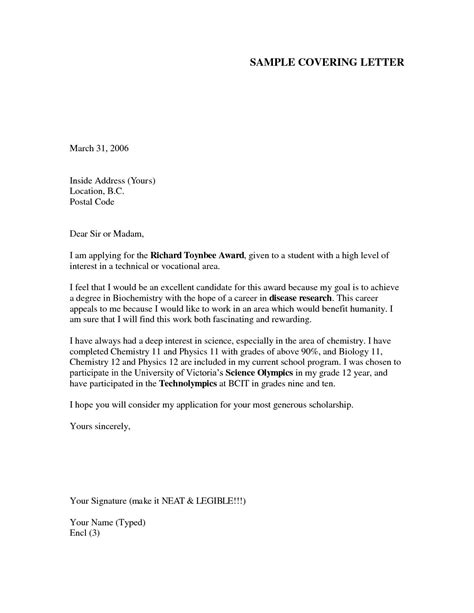 how to write an application official letter
