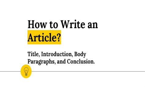 how to write an article title in paper