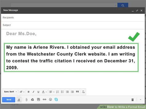 how to write an email in afrikaans sample