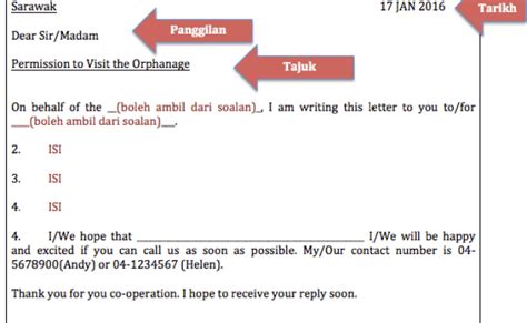 how to write an email spm